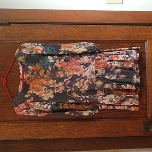 Anthropologie Meadow Rue floral dress size 4